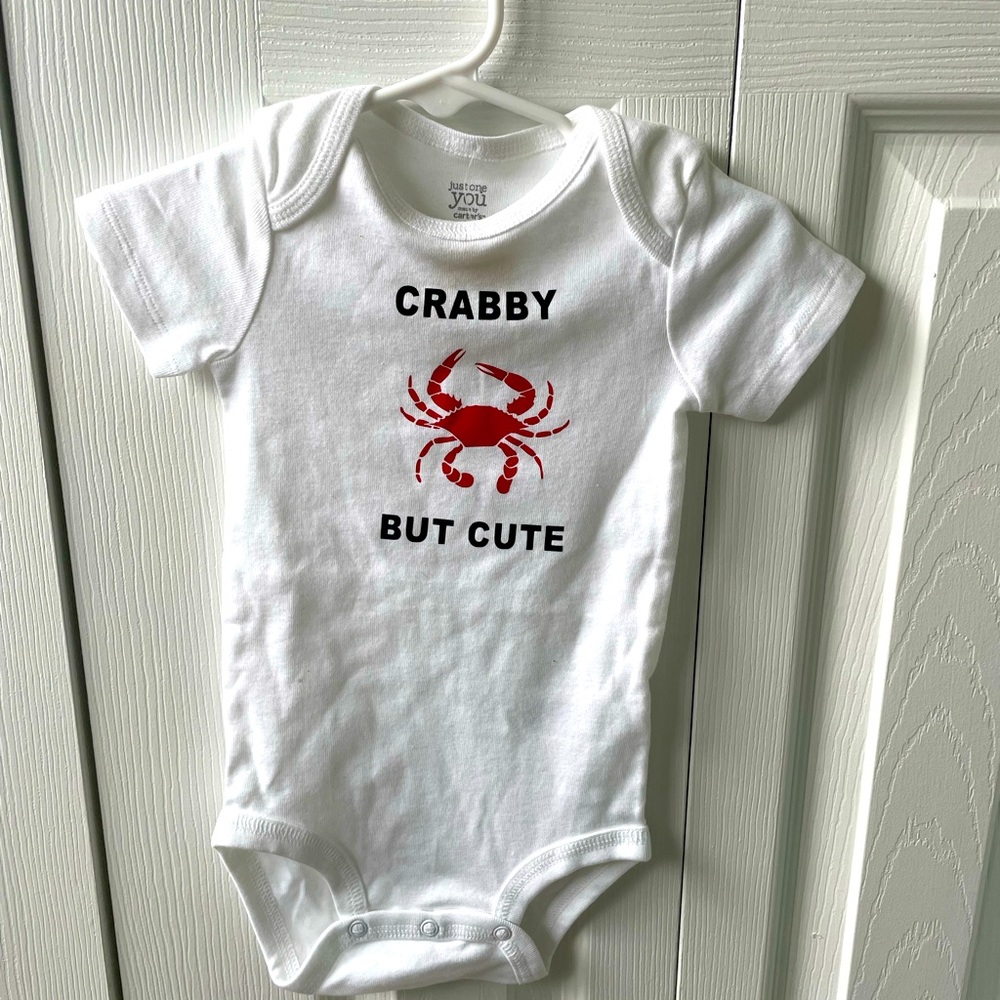 NEW Crabby but cute onesie